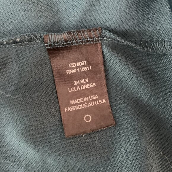 Anthropologie Amadi Women’s Dress Small Teal Flowy Boho Cottagecore - Picture 7 of 8